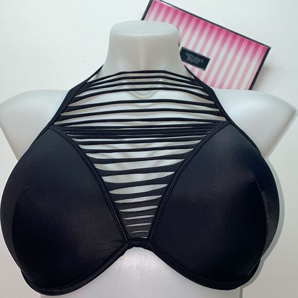 🔥🏖VICTORIA SECRET  swimsuit  top 36DDpush-up bottom-large New #1 - Picture 3 of 12